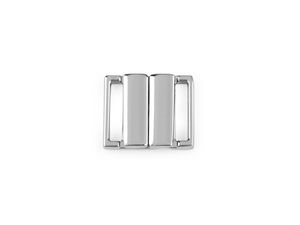 Hochwertiger 15 mm Sicherheitsverschluss aus Metall für Bademode, Dessous & Gürtel - Nickel