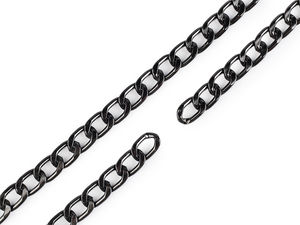 Flache, leichte Gliederkette, Breite 13 mm, Meterware