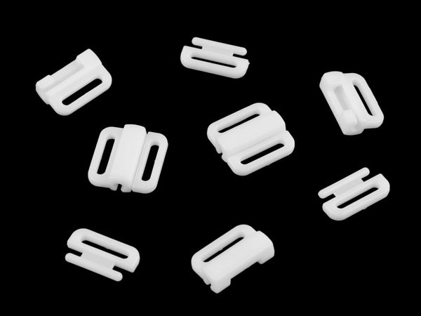 Premium Kunststoff-Badeanzugverschluss (10 mm) - Mini-Klickverschluss für Bademode & Dessous