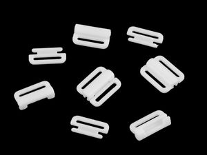 Badeanzugverschluss aus Kunststoff, Breite 15 mm