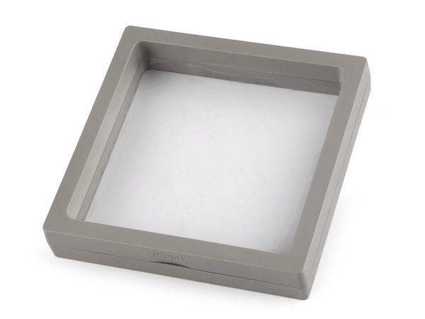 Präsentationsbox mit transparenter Folie zur Warenpräsentation und Geschenkverpackung 11x11 cm