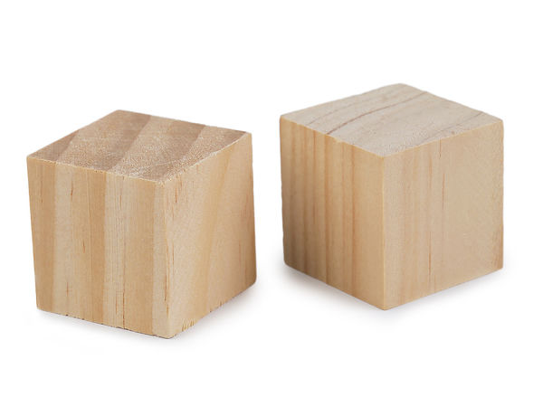Holzwürfel - naturbelassen für DIY-Projekte 3x3 cm