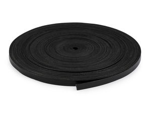 Premium Rindsleder-Riemen & Taschengriff - 10 mm Breite, Meterware