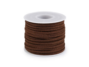 Premium Kunstlederband (2 mm Breite) - Veganes Lederband für Schmuckherstellung, Bastelarbeiten und Modeaccessoires