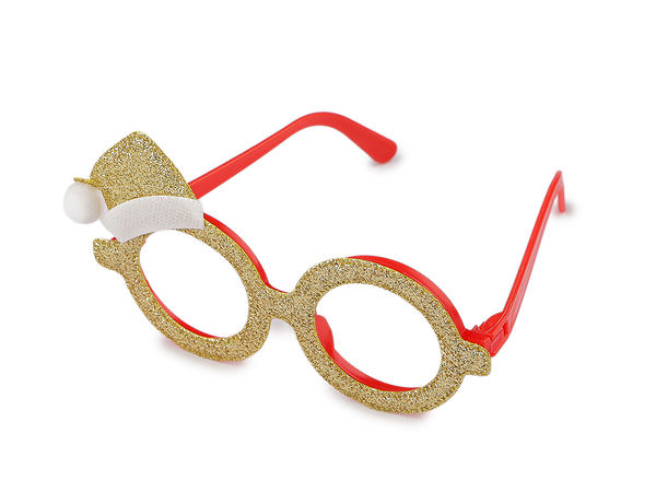 Weihnachtsmann-Brille für Weihnachtsfeier und Karneval