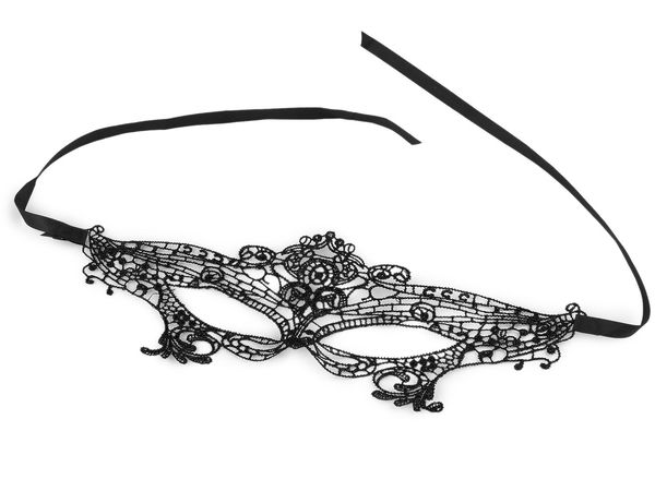Elegante Spitzen-Augenmaske für Maskenbälle - Premium Venezianische Party- & Karnevals-Kostümmaske