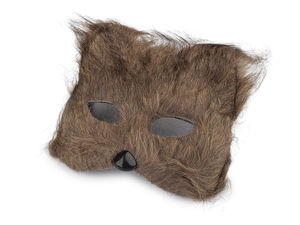 Katzen-Karnevalsmaske aus Kunstfell - Hochwertige realistische Maskenball-Augenmaske für Halloween, Kostümpartys und Festivals