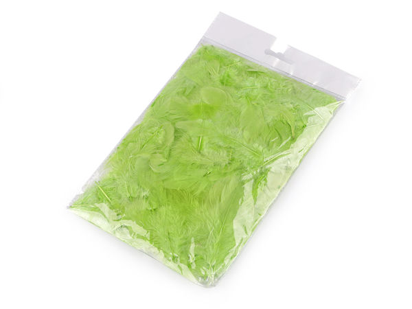 Natürliche Deko-Hennenfedern (5-10 cm) zum Basteln, für Floristik & Kostüme - 200er-Pack