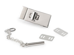 Premium-Metall-Taschenverschluss-Set mit Kettenglied-Verschluss | Elegantes Schloss für Handtaschen, Geldbörsen und Klappentaschen