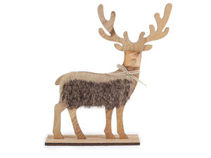 Holzhirsch, Höhe 30 cm