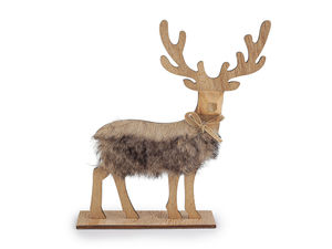 Holzhirsch, Höhe 21,5 cm