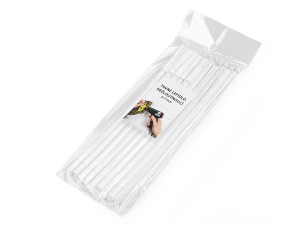 Premium transparente Heißklebestifte (7mm x 20cm) – Klarer, schnelltrocknender, vergilbungsfreier Bastelkleber
