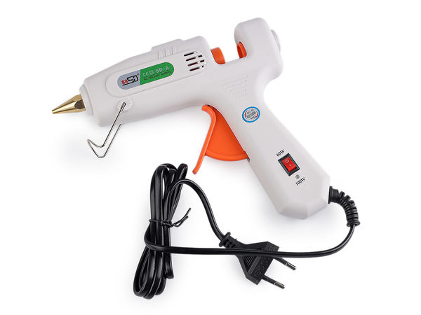 Professionelle Heißklebepistole mit zwei Leistungsstufen (60 W / 100 W) und Temperaturregelung, für 11-mm-Klebesticks