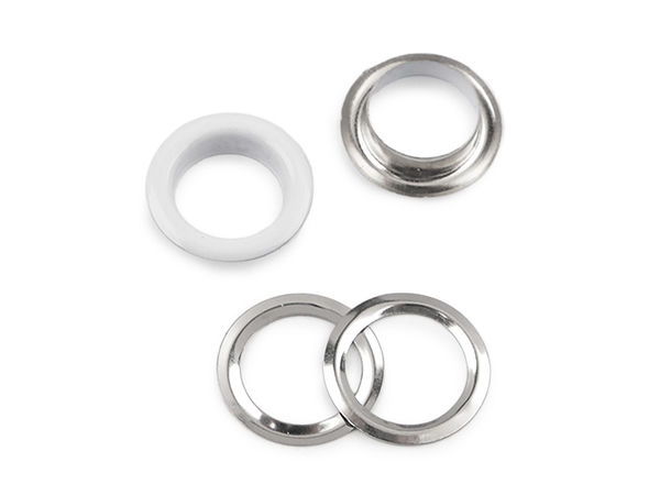 Premium rostfreie Metallösen mit Unterlegscheiben (10 mm innen / 15 mm außen) - Professionelle Kurzwarenösen