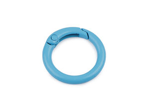 Premium-Rundkarabiner aus massivem Metall - Lackierter 18-mm-O-Ring-Karabinerhaken für Schlüssel, Handtaschen und Accessoires