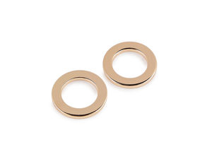 Flacher Edelstahlring für Bademode, Kleider und Accessoires - 30 mm & 36 mm