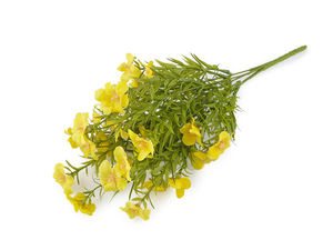 Premium künstlicher Flachsstrauß - Naturgetreues Wildblumen-Arrangement für Wohndekoration, Bastelarbeiten und DIY-Projekte