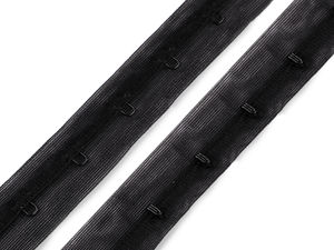 Premium Haken- und Ösen-Verschlussband für Bodysuits und Dessous, 25 mm Breite