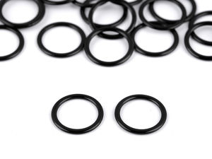 Premium 12mm lackierte O-Ringe aus Metall für Dessous und Bademode
