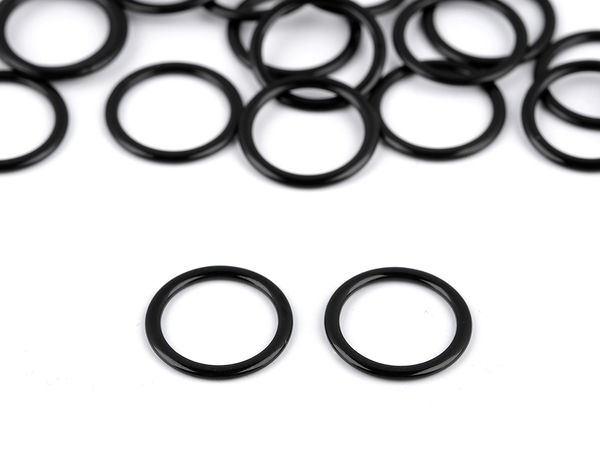 Premium 12mm lackierte O-Ringe aus Metall für Dessous und Bademode
