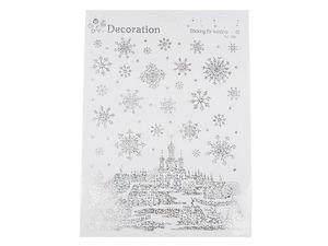 Selbstklebende Weihnachts-Fensterfolien & Sticker - Schimmernder AB-Effekt
