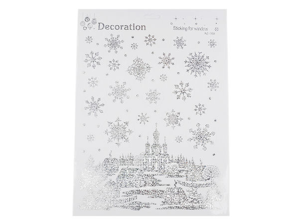 Selbstklebende Weihnachts-Fensterfolien & Sticker - Schimmernder AB-Effekt