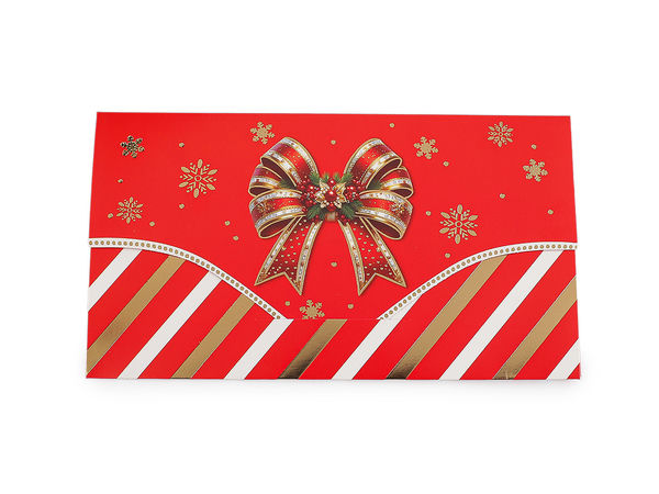 Premium Weihnachts-Geschenkumschläge aus Papier mit Metallic-Akzenten – 9 x 16 cm